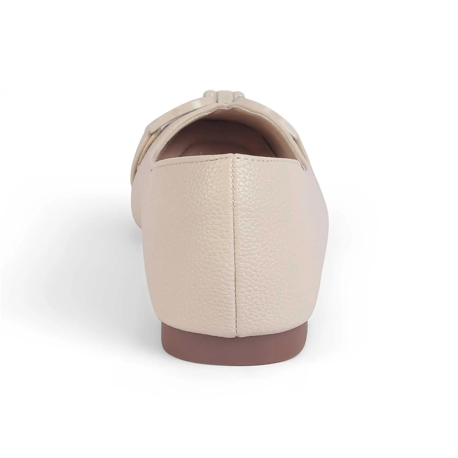 Tresmode Fare White Women's Dress Ballerinas