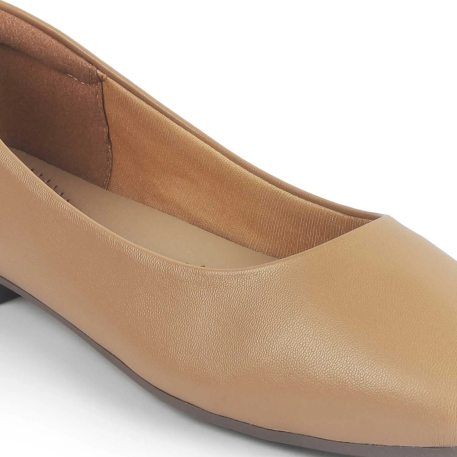 Tresmode Kiesta Beige Women's Casual Ballerinas