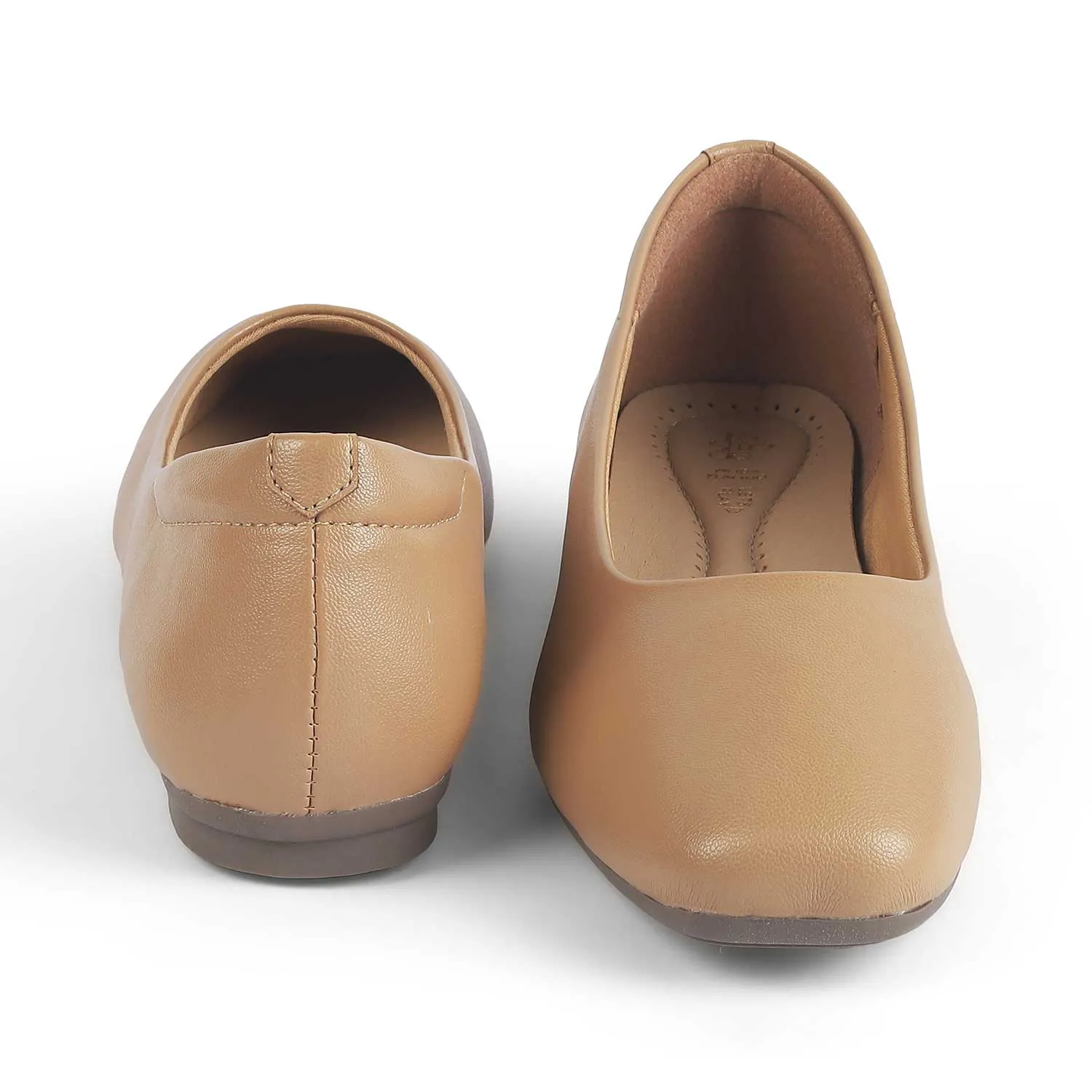 Tresmode Kiesta Beige Women's Casual Ballerinas