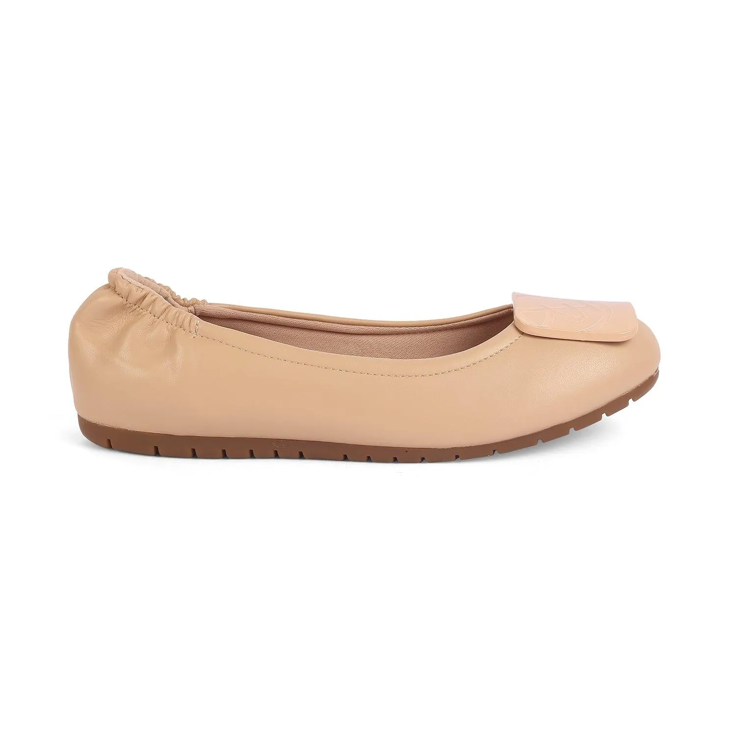 Tresmode Tre Beige Women's Casual Ballerinas