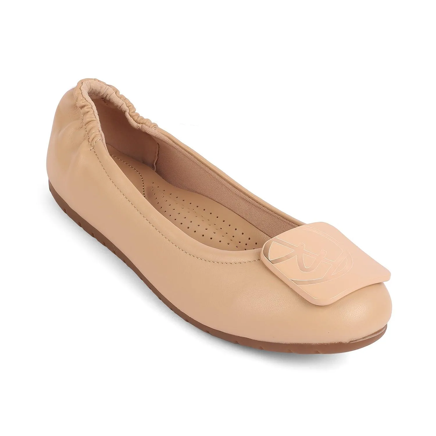 Tresmode Tre Beige Women's Casual Ballerinas