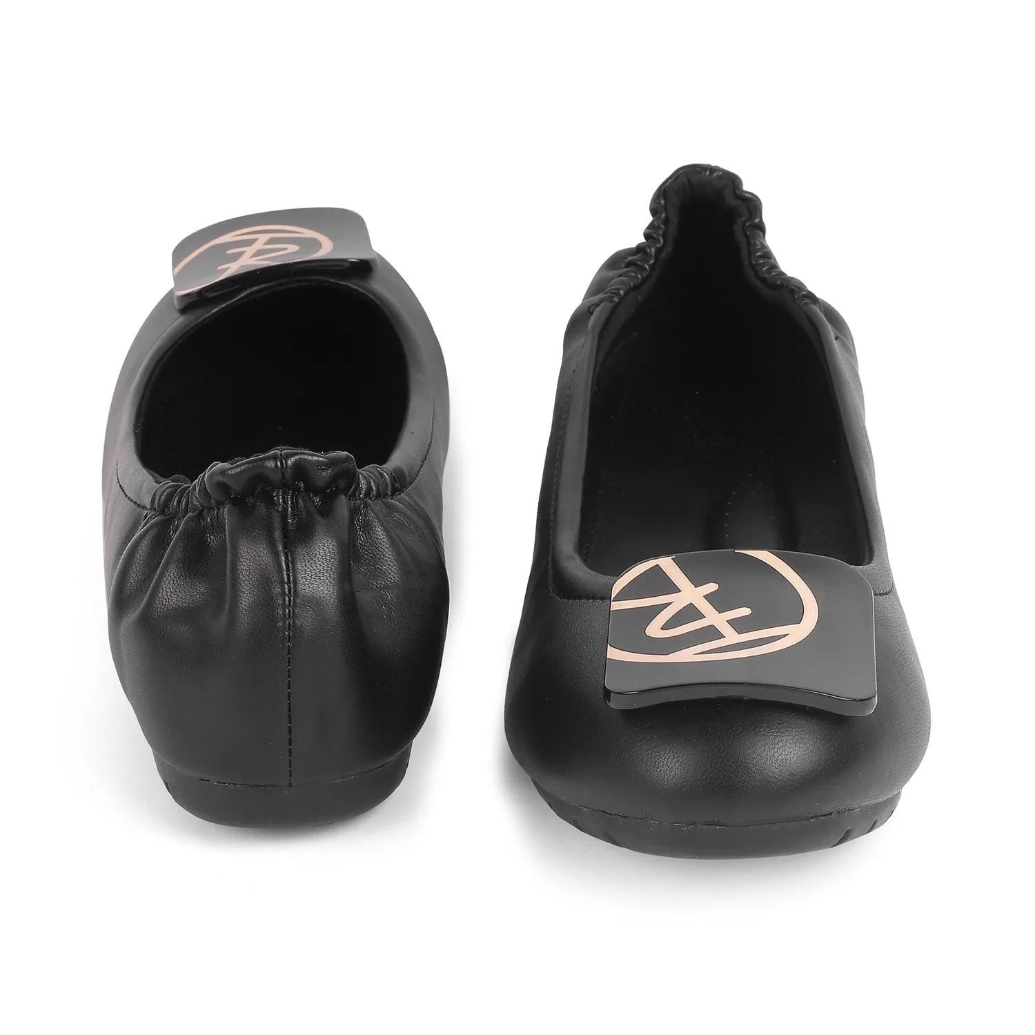 Tresmode Tre Black Women's Casual Ballerinas