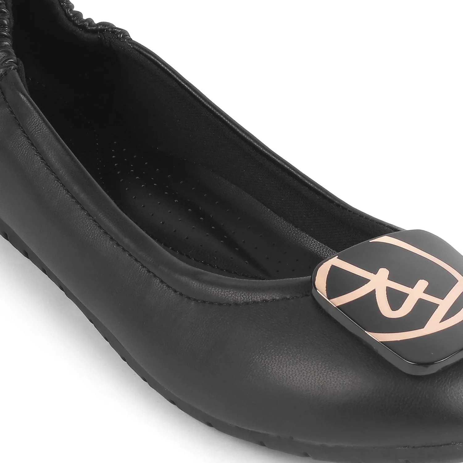 Tresmode Tre Black Women's Casual Ballerinas