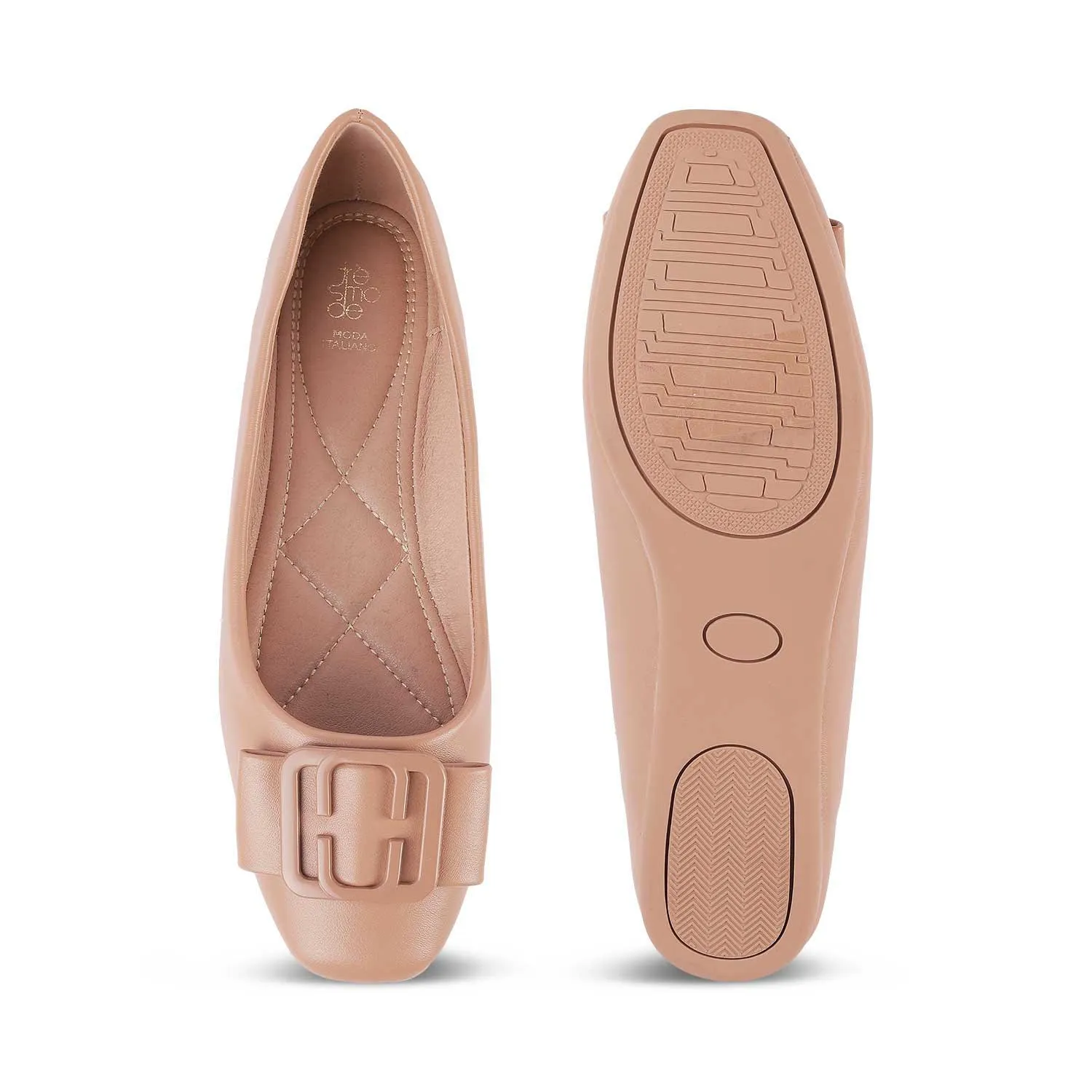 Tresmode Tregamo Tan Women's Casual Ballerinas