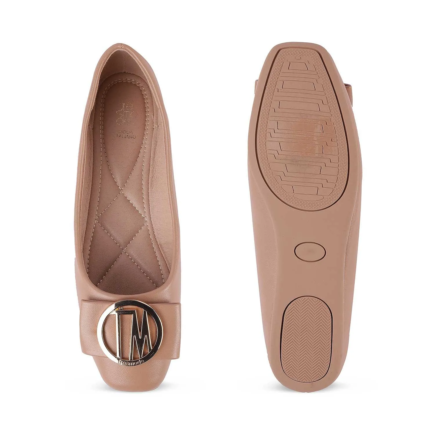 Tresmode Trego Tan Women's Dress Ballerinas