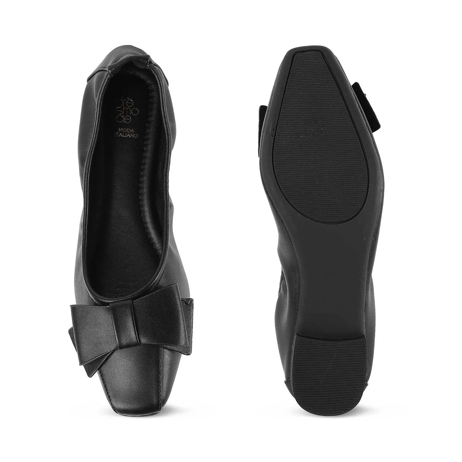 Tresmode Treiu Black Women's Dress Ballerinas
