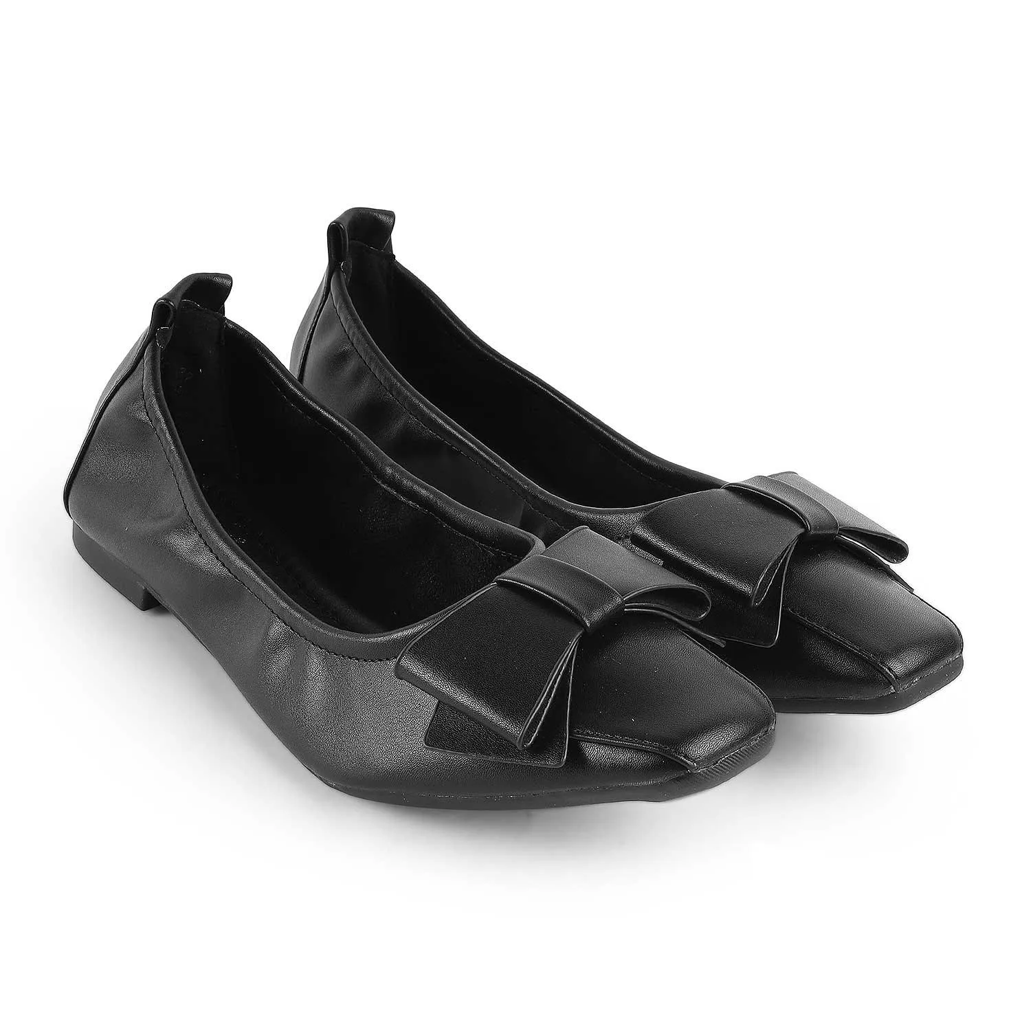 Tresmode Treiu Black Women's Dress Ballerinas