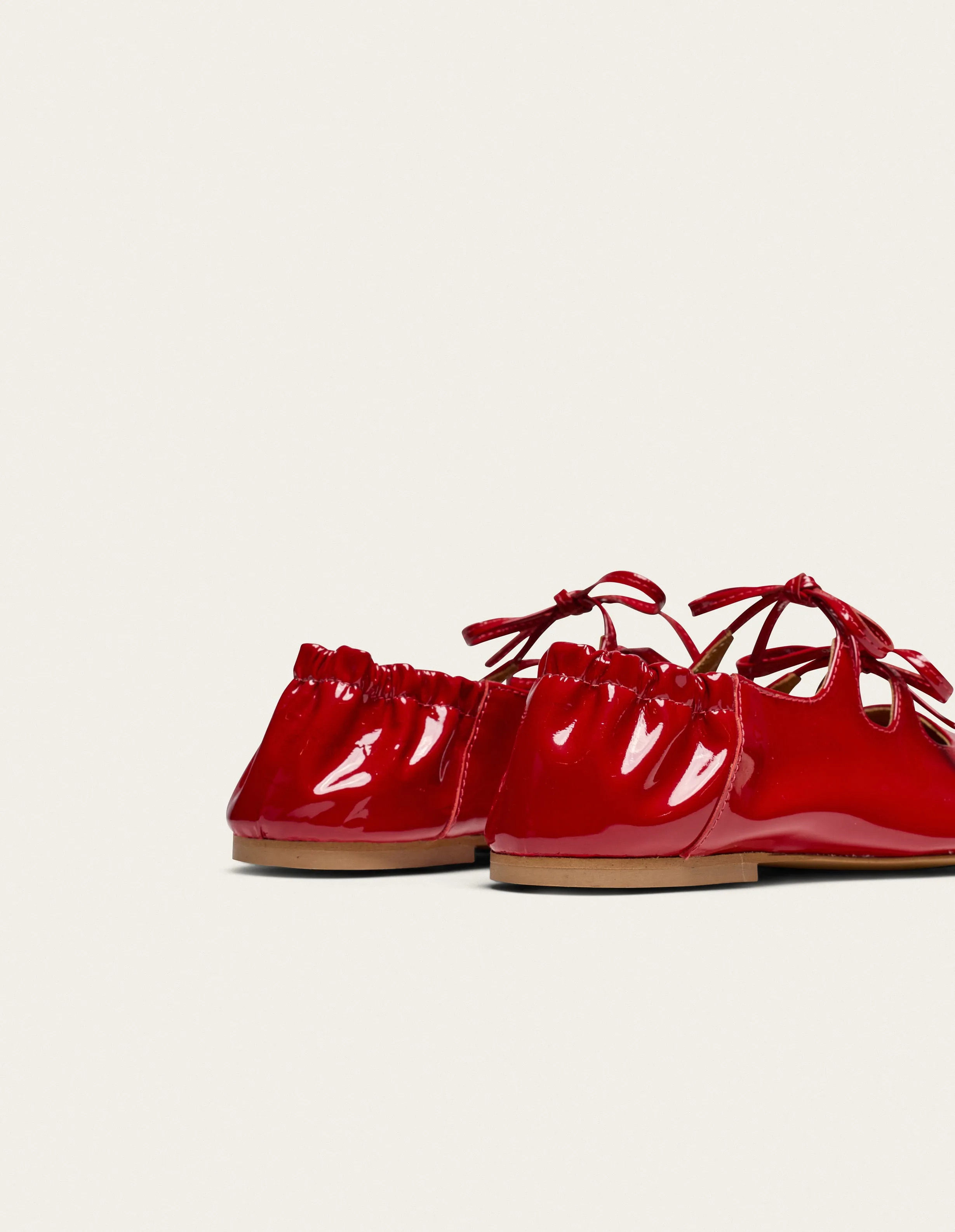 Tula Ballerinas - Red Patent Leather