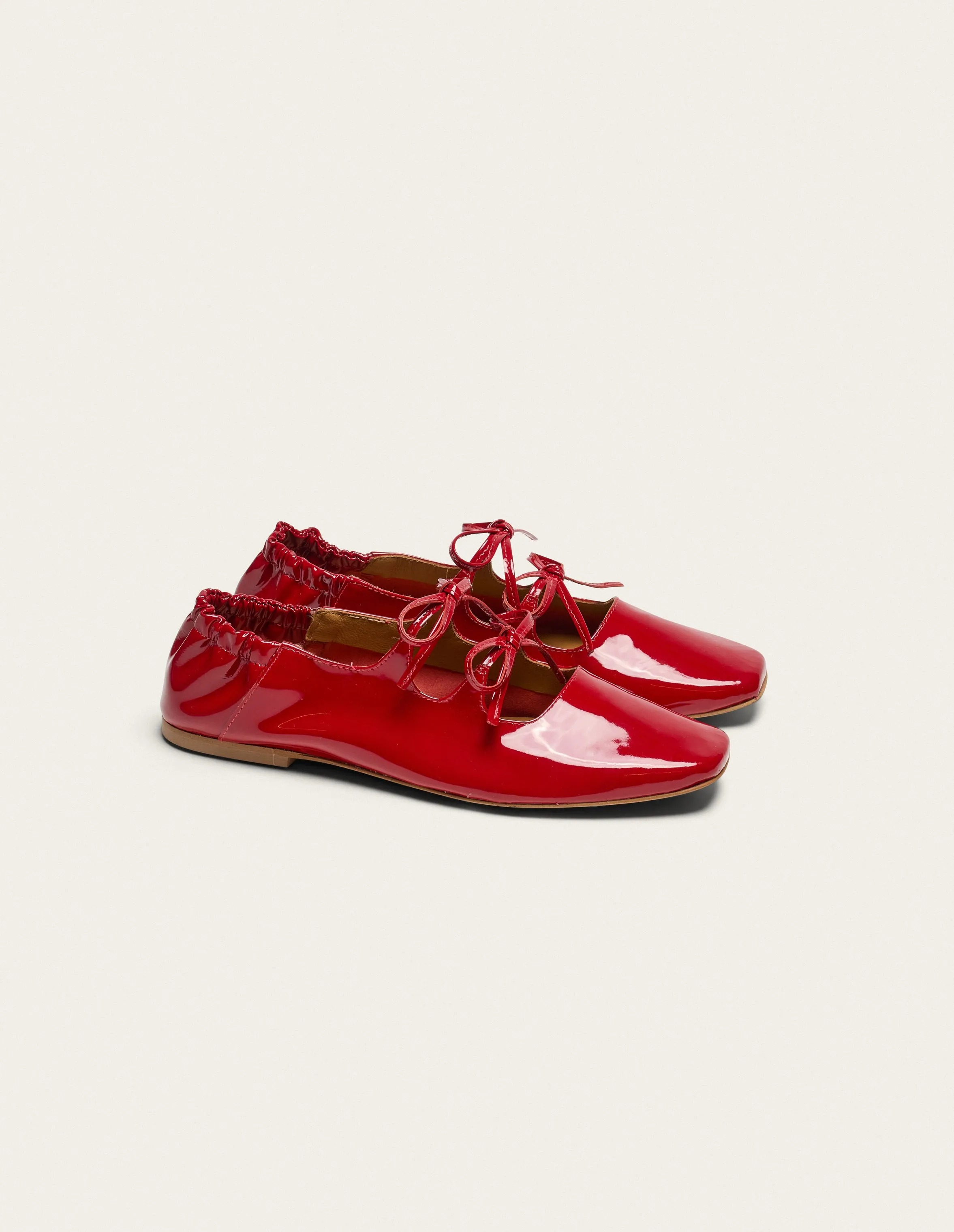 Tula Ballerinas - Red Patent Leather