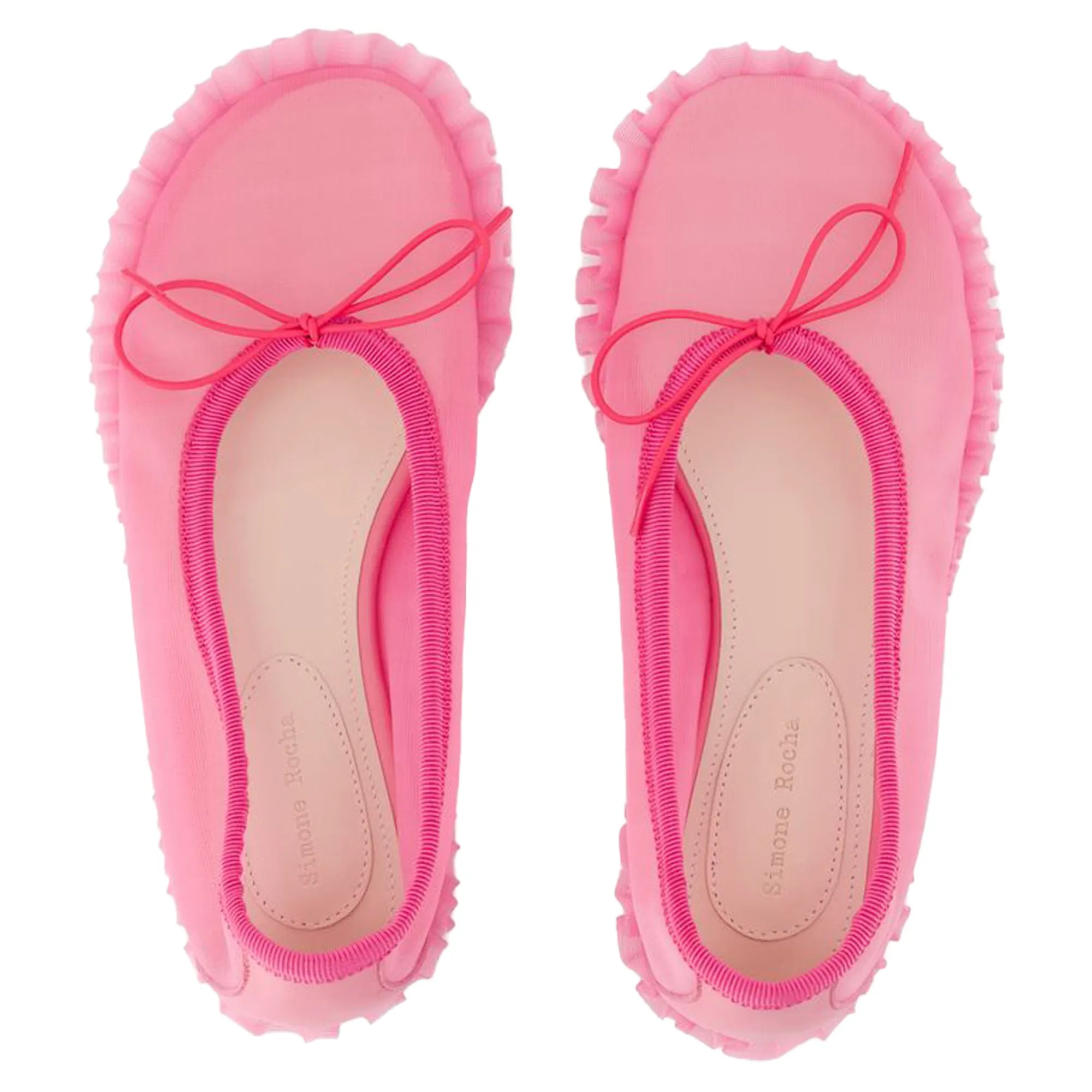 Tutu Frill Ballerinas - Simone Rocha - Mesh - Pink