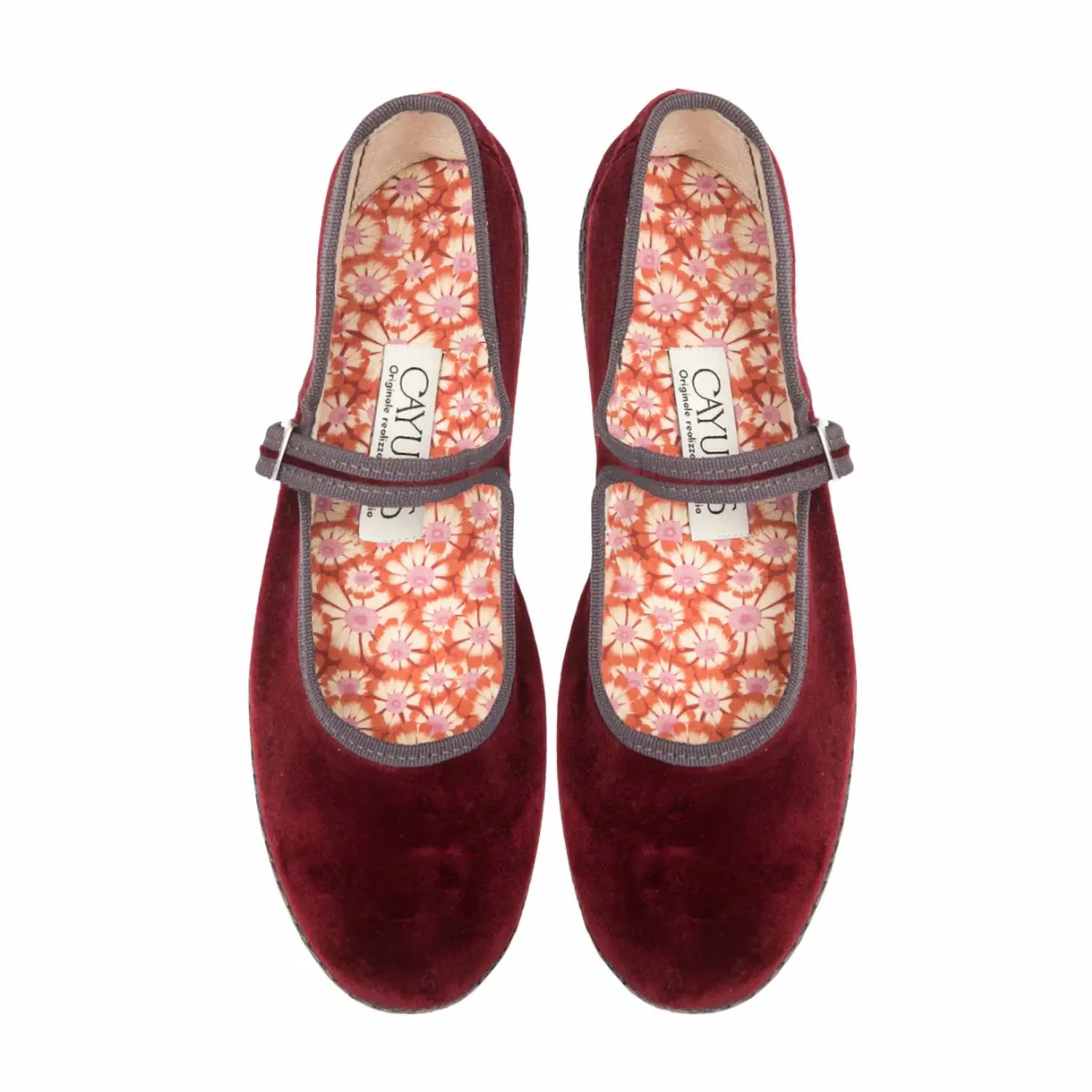 Velvet Mary Jane Shoes