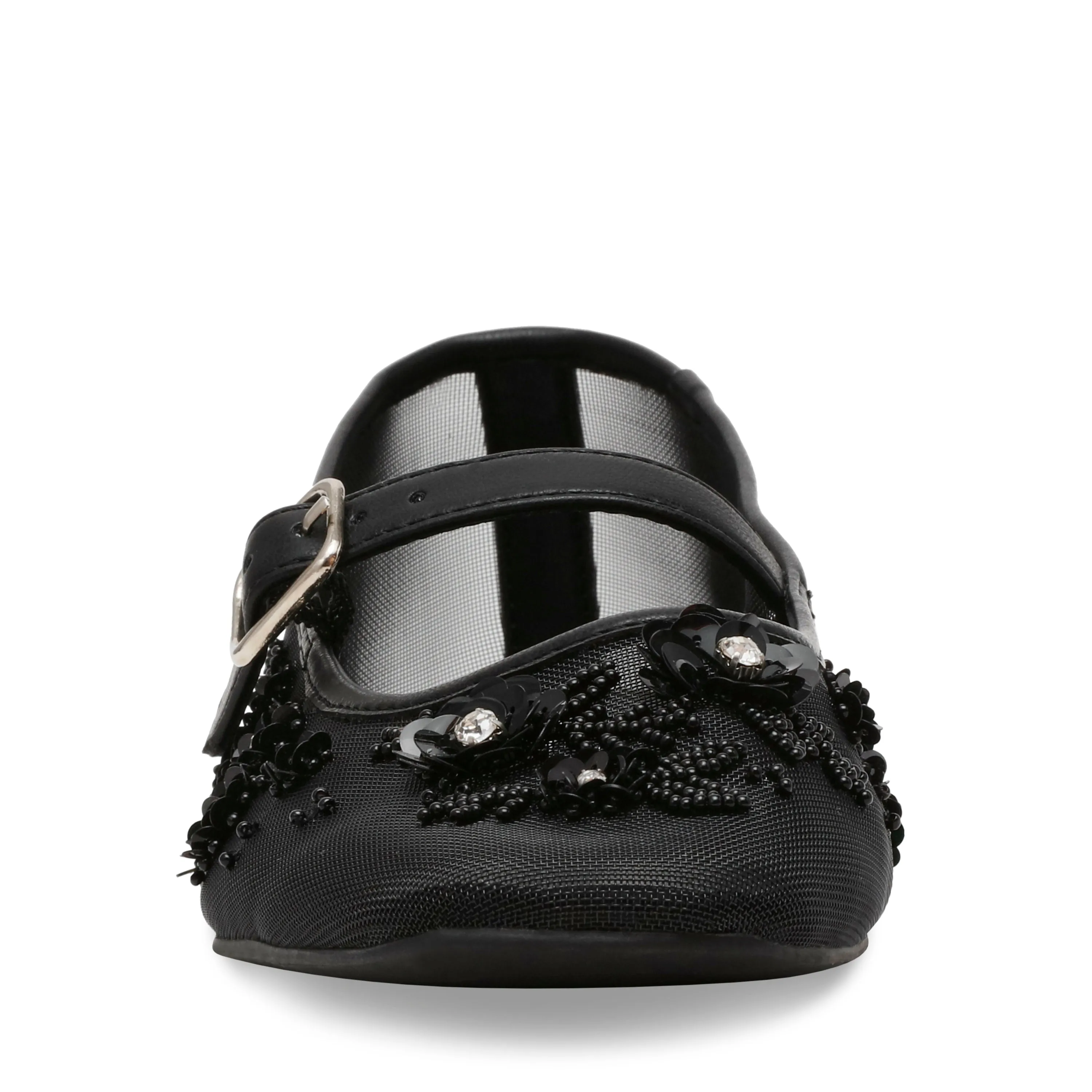 Wildflower Flat Shoe BLACK MESH