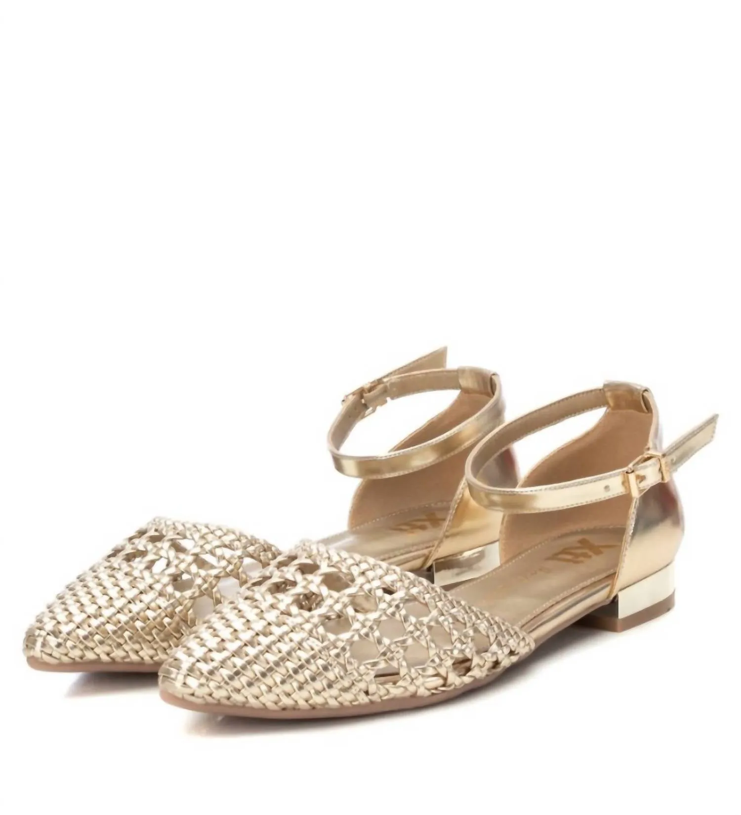 Women's Ballerinas Shoes In Gold