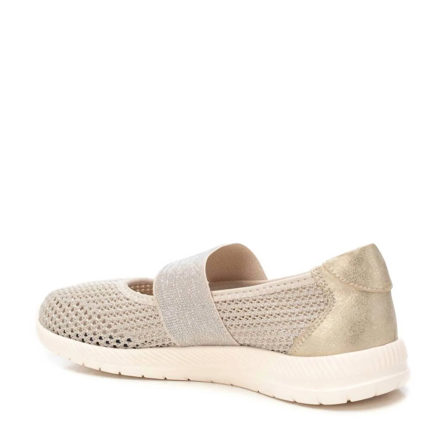 Women's Braided Ballerinas In Gold