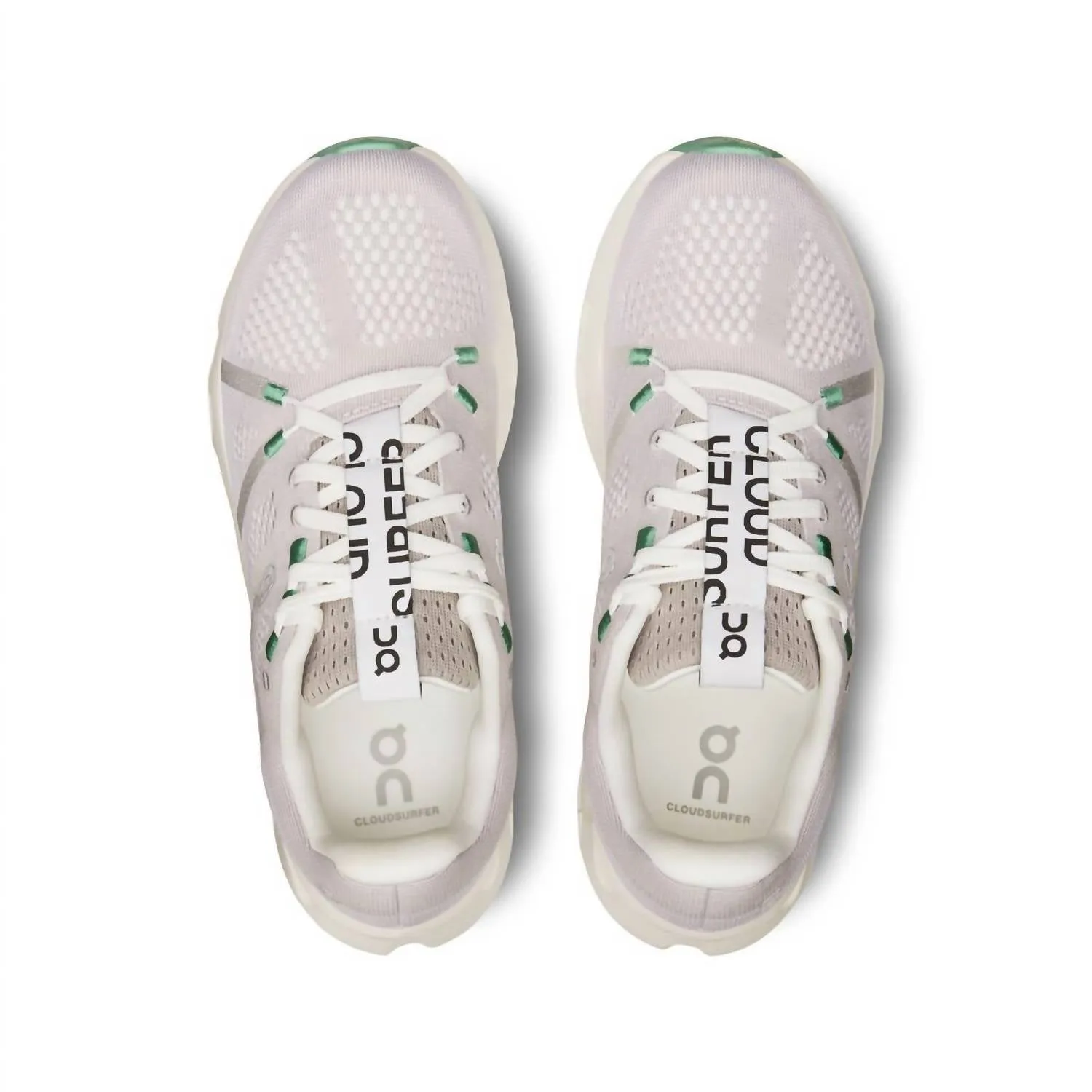 Women's Cloudsurfer Running Shoes In Pearl/ivory