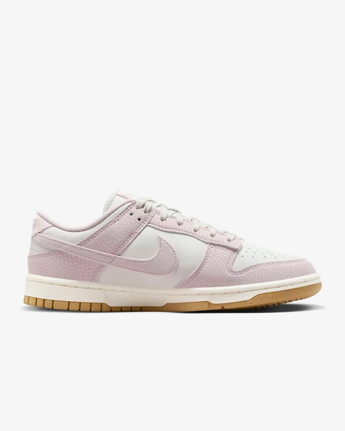 Women's Dunk Low Premium Next Nature Sneaker In Light Bone/platinum Violet