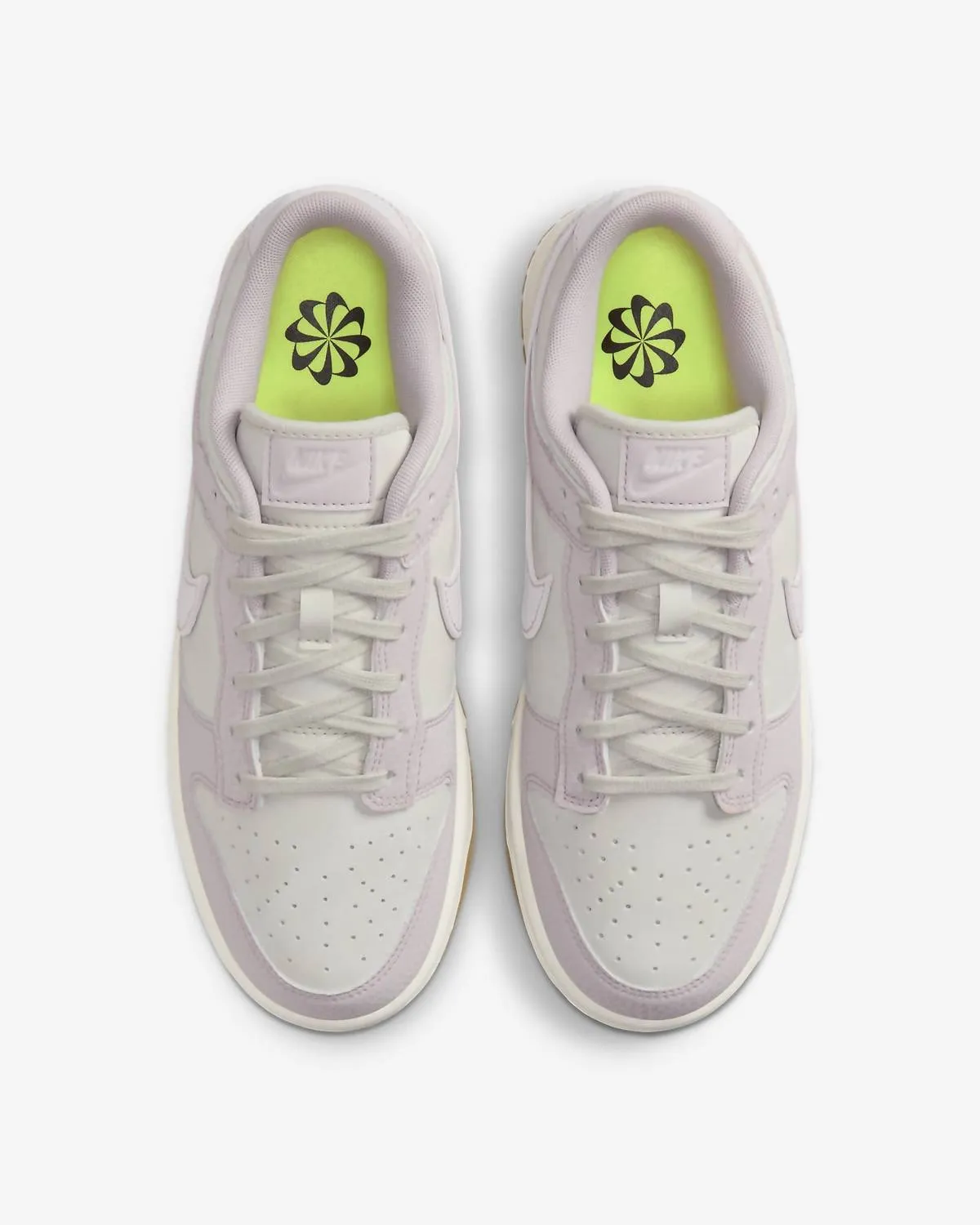 Women's Dunk Low Premium Next Nature Sneaker In Light Bone/platinum Violet