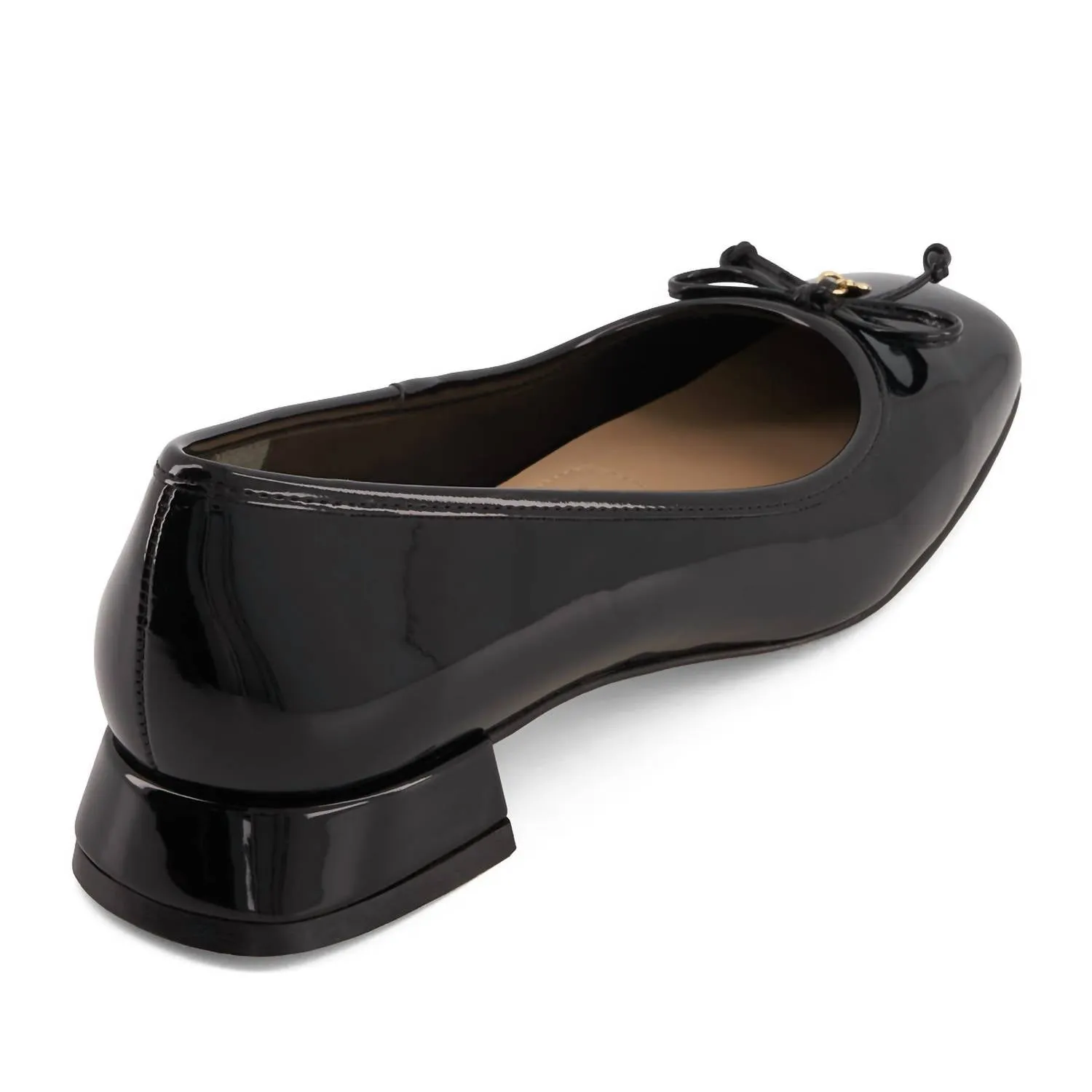 Women's Heeled Ballerinas In Black