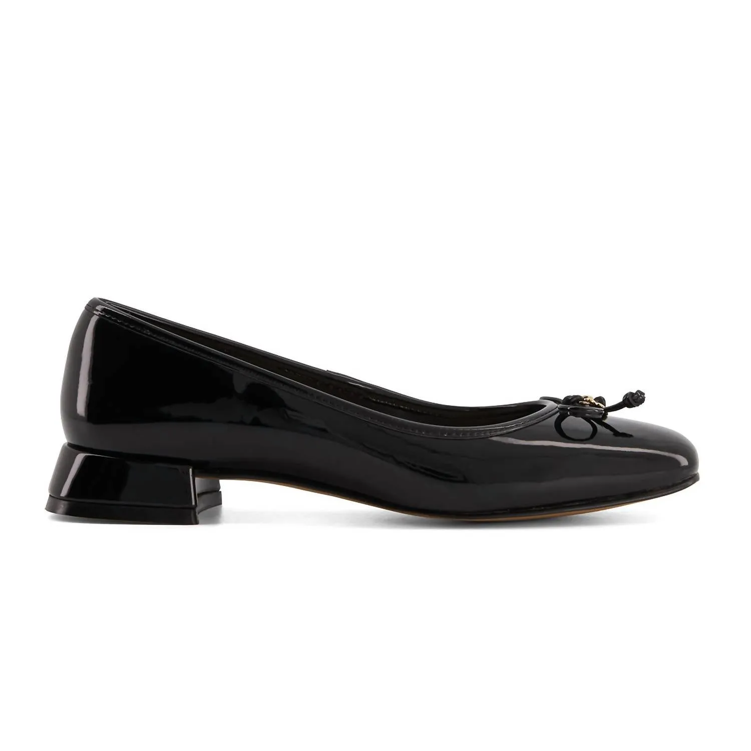 Women's Heeled Ballerinas In Black