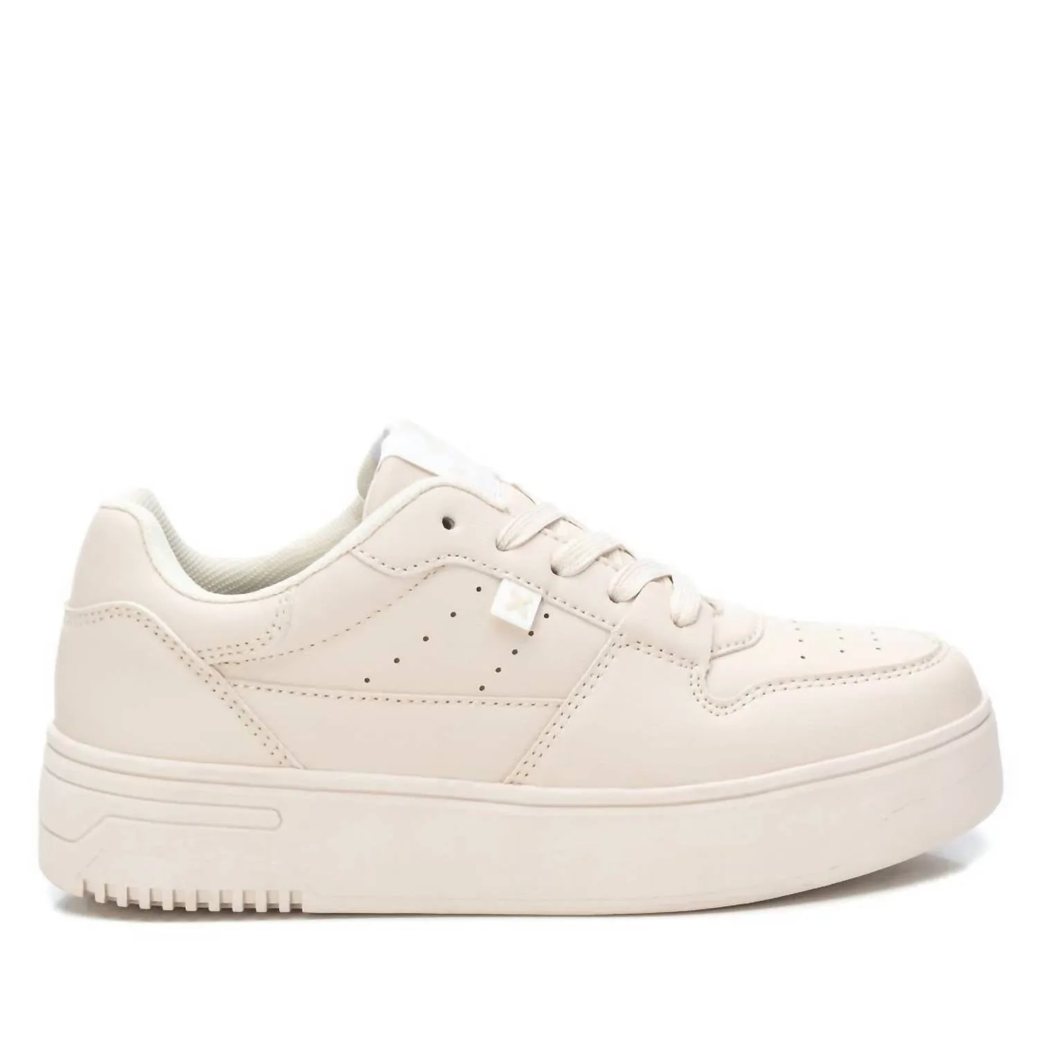 Women's Lace-Up Sneakers In Beige