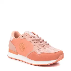 Women's Lace-Up Sneakers In Light/pastel Orange