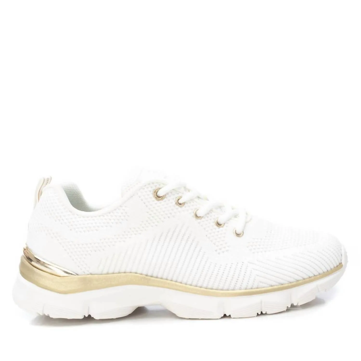 Women's Lace-Up Sneakers In White