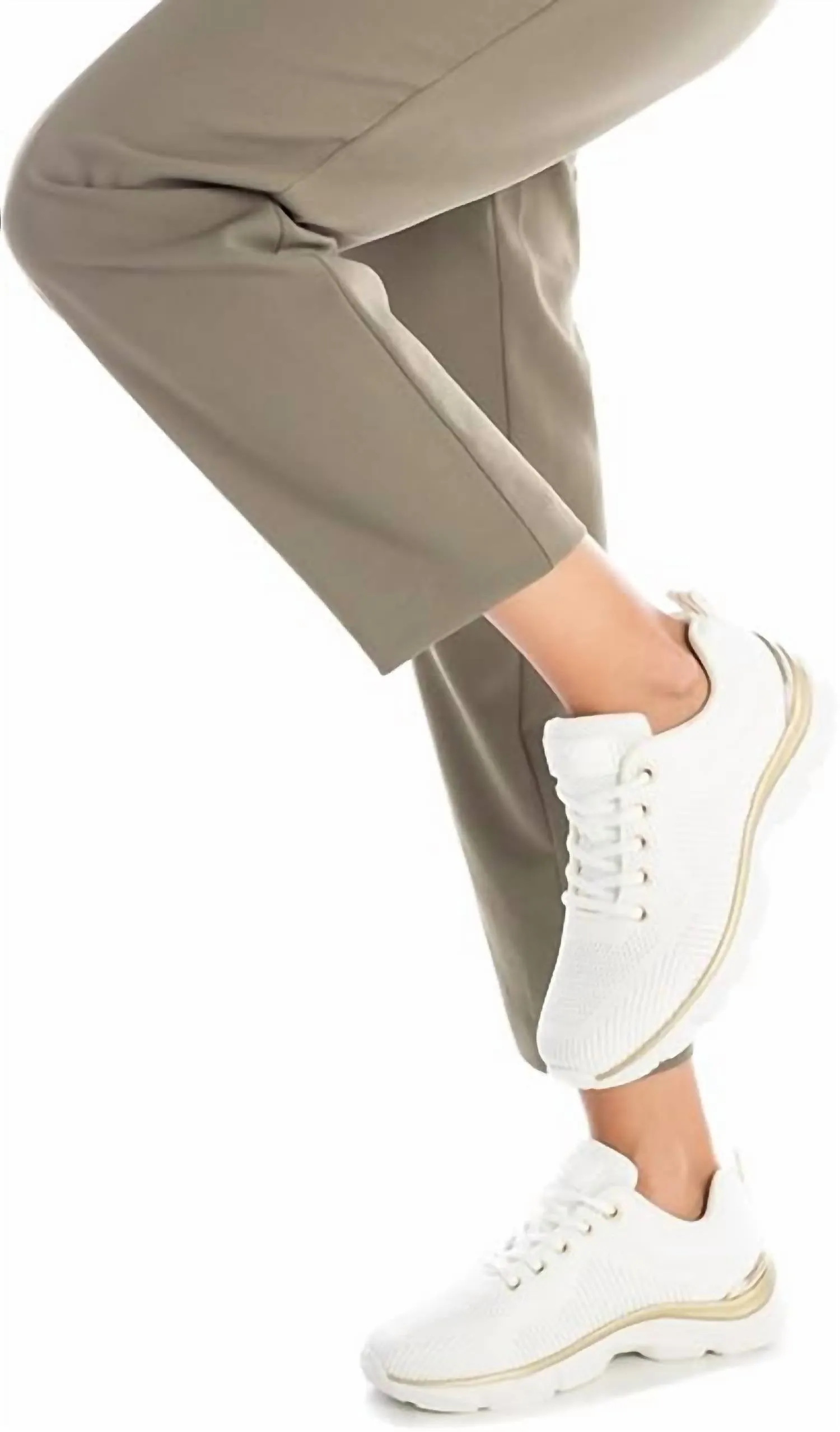 Women's Lace-Up Sneakers In White