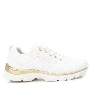 Women's Lace-Up Sneakers In White