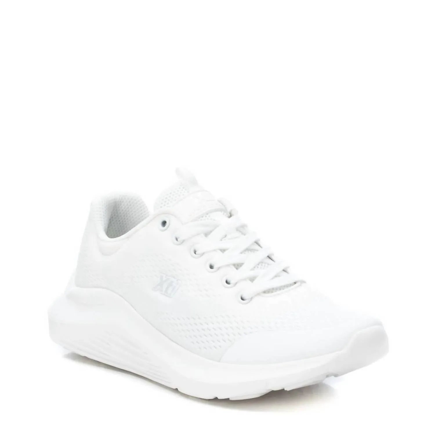 Women's Lace-Up Sneakers In White