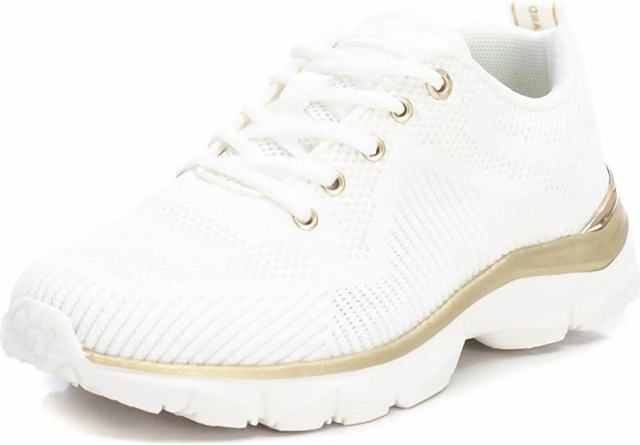Women's Lace-Up Sneakers In White