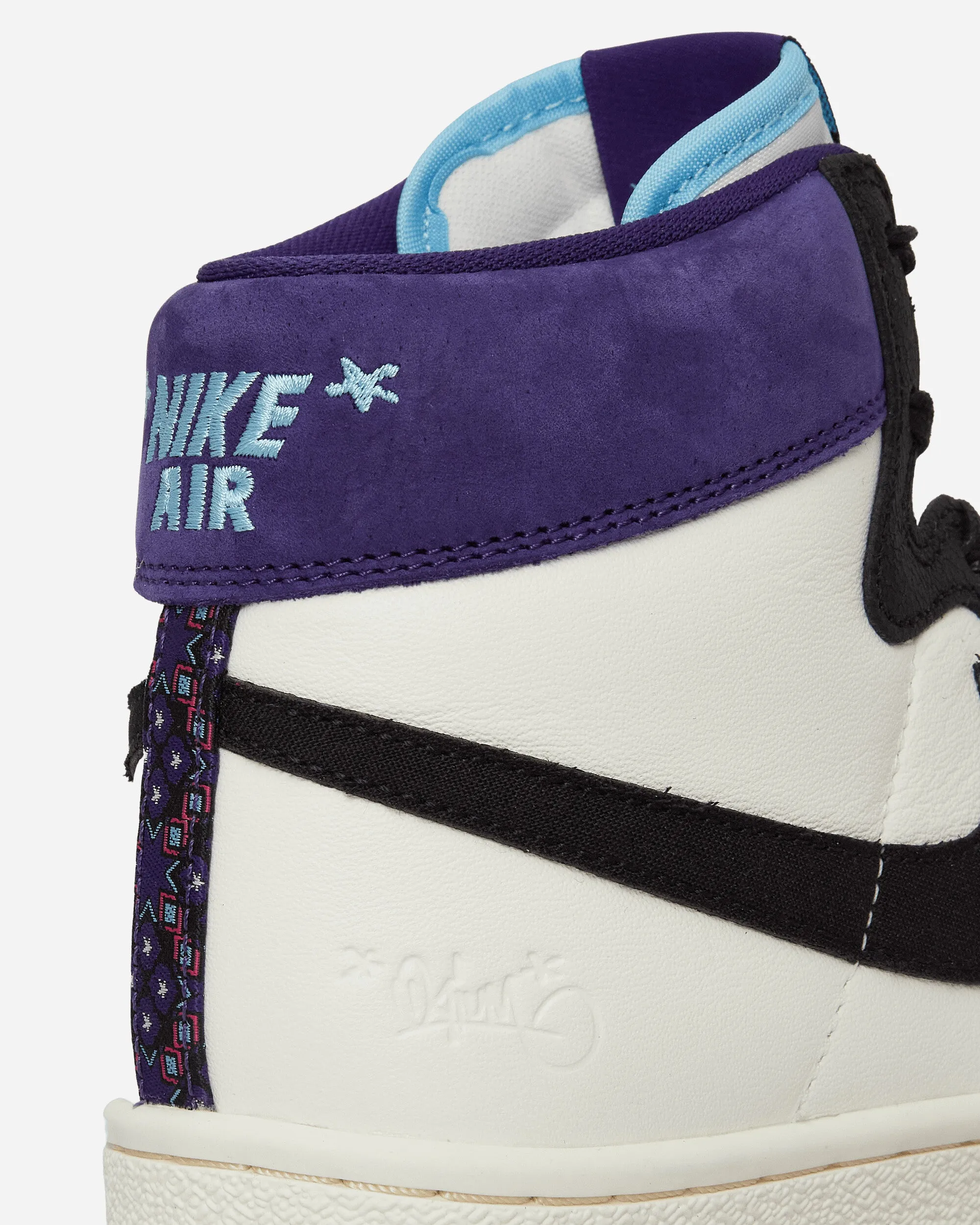 Women's Opium Air Ship SP Sneakers Black / Court Purple