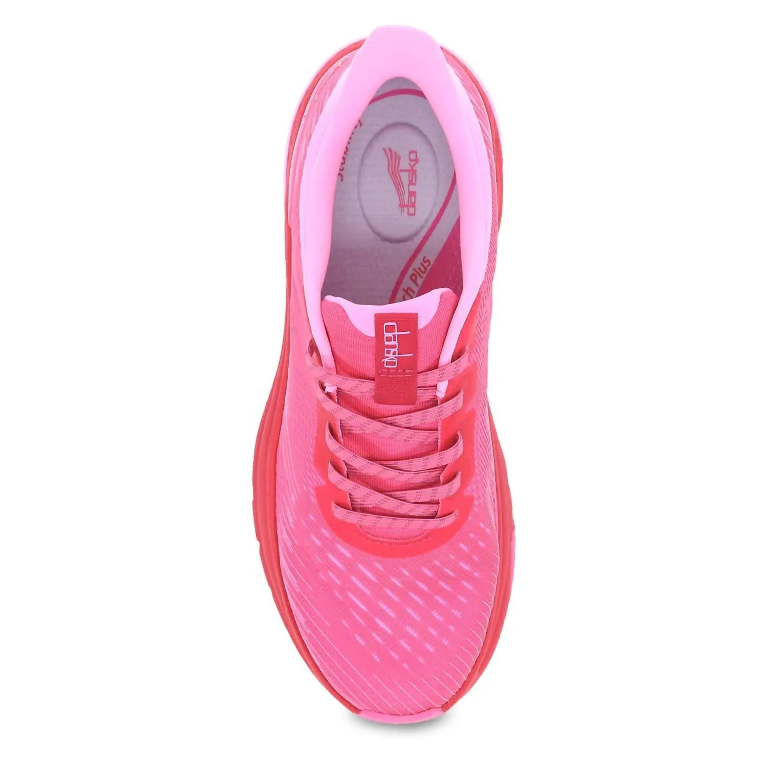 Women's Peony Walking Sneaker In Hot Pink Mesh
