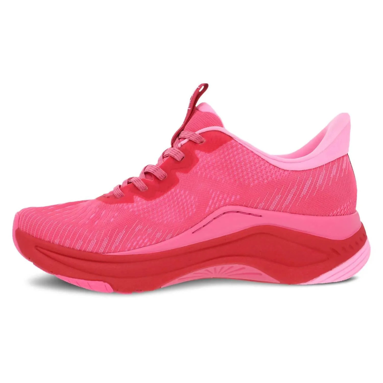 Women's Peony Walking Sneaker In Hot Pink Mesh