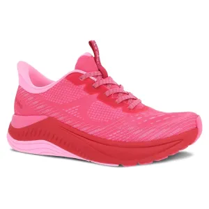 Women's Peony Walking Sneaker In Hot Pink Mesh