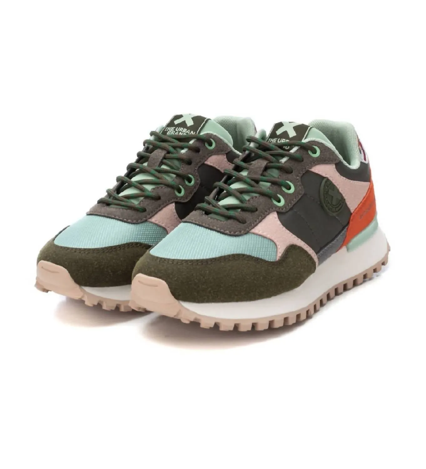 Women's Textile Sneakers In Khaki