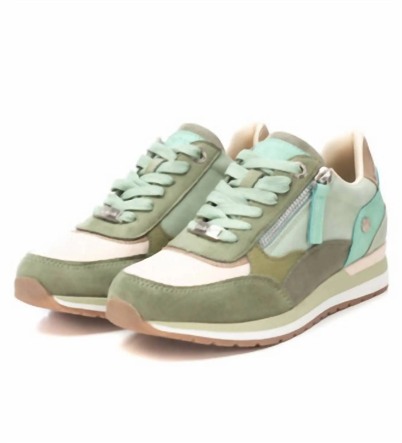 Women's Trainer Sneakers In Aqua
