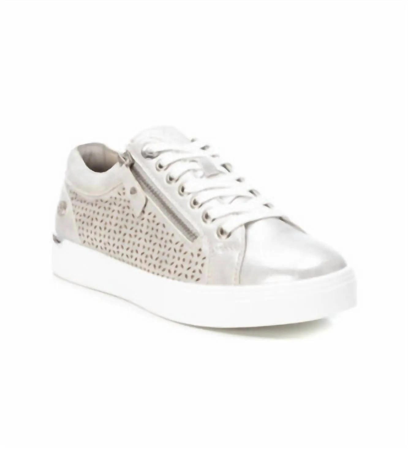 Women's Trainer Sneakers In Silver