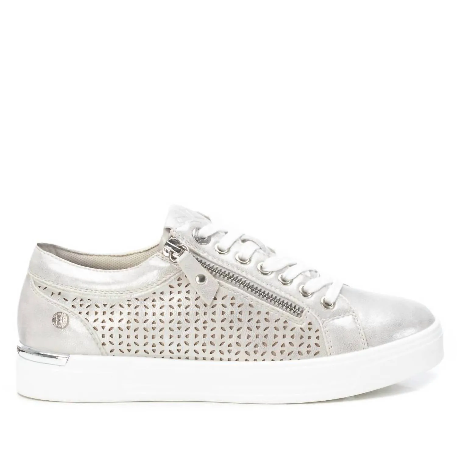 Women's Trainer Sneakers In Silver