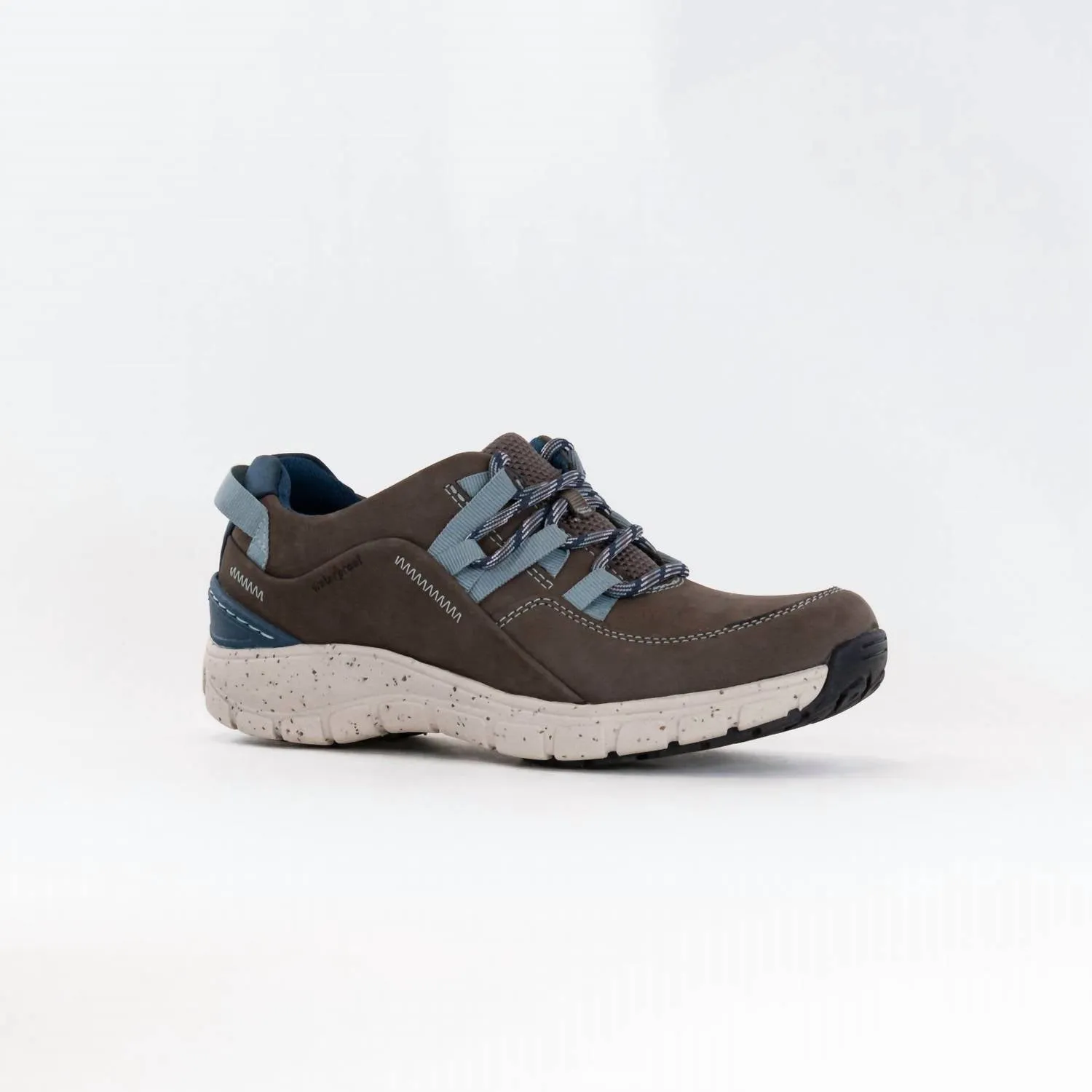 Women's Wave Range Waterproof Senakers In Taupe Combi