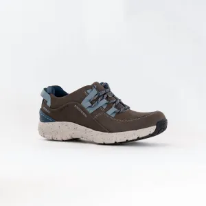 Women's Wave Range Waterproof Senakers In Taupe Combi