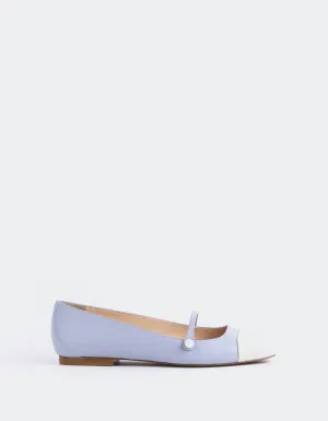 Yarrow Off Wht.Blue Leather
