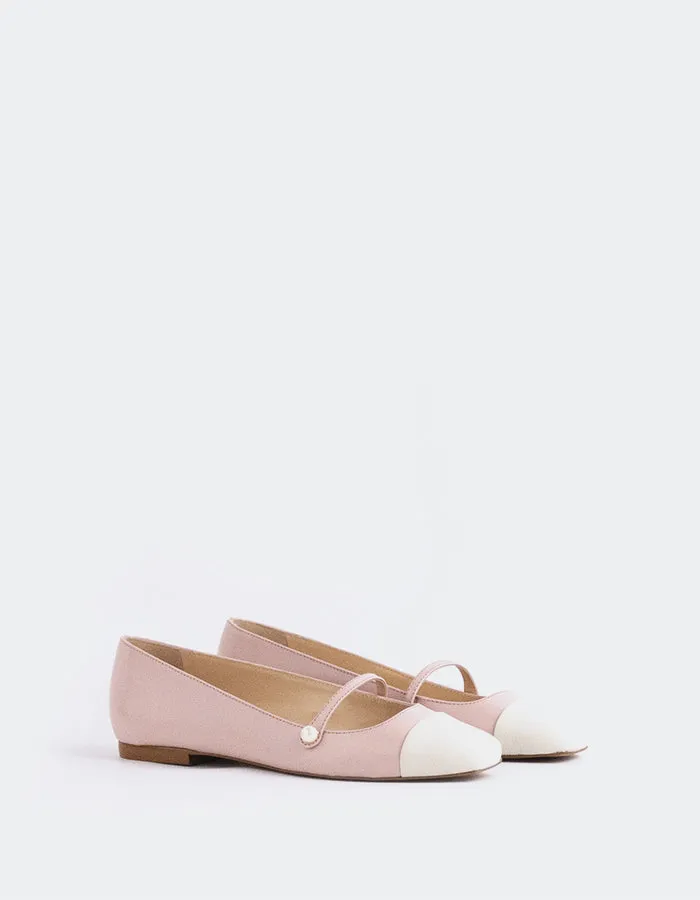 Yarrow Off Wht.Pink Leather
