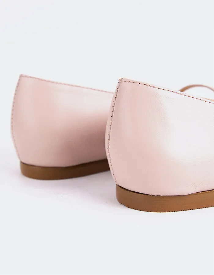 Yarrow Off Wht.Pink Leather