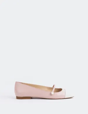 Yarrow Off Wht.Pink Leather